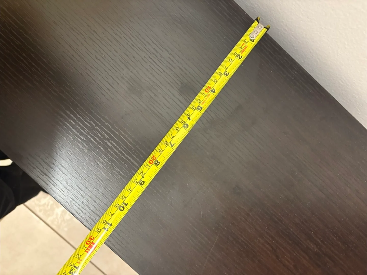 Dark Brown Black Console Table - L31.5xW11.5xH34 inches image indicator(2)