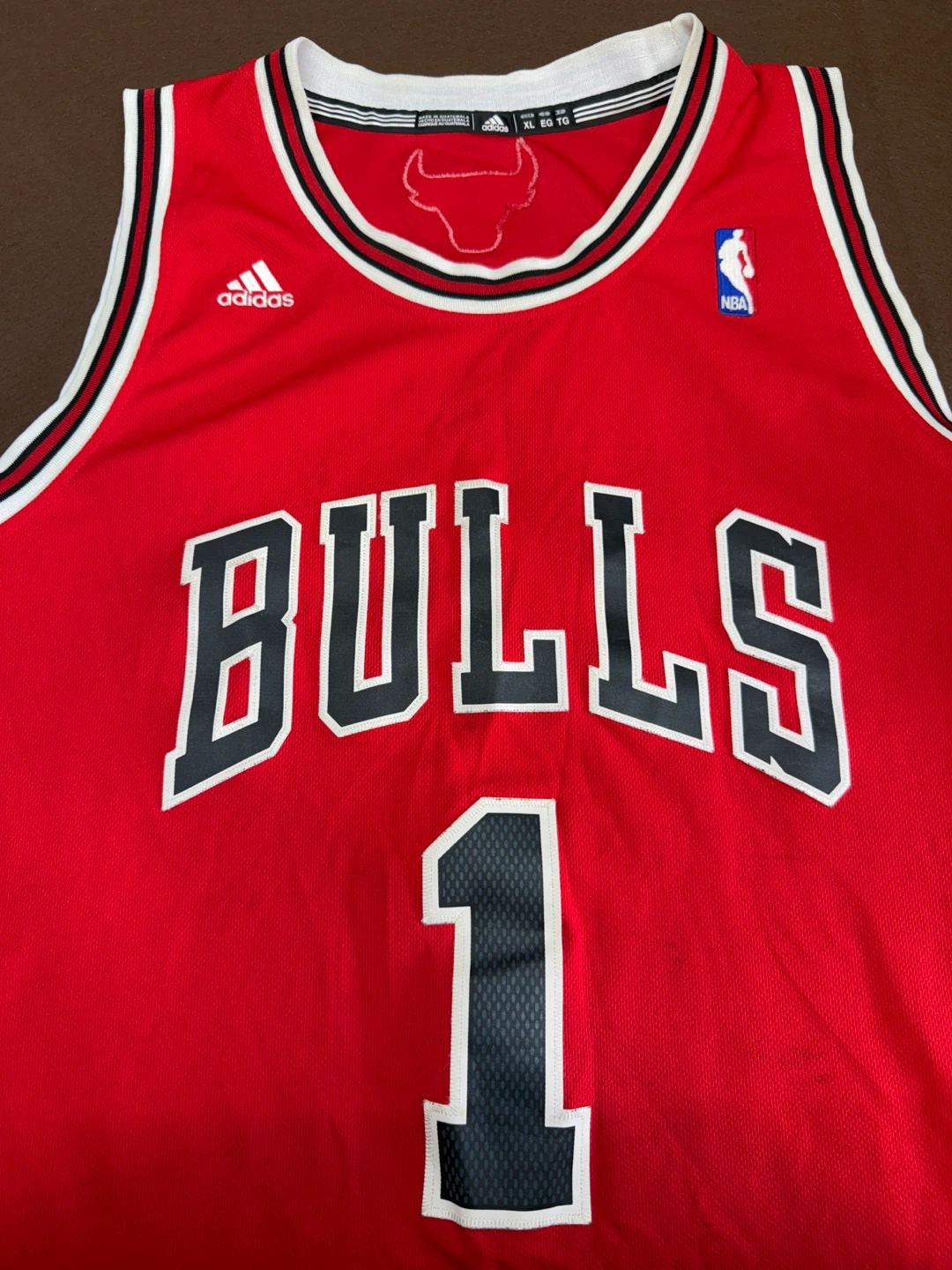 Adidas Derrick Rose Chicago Bulls Jersey XL - photo 3