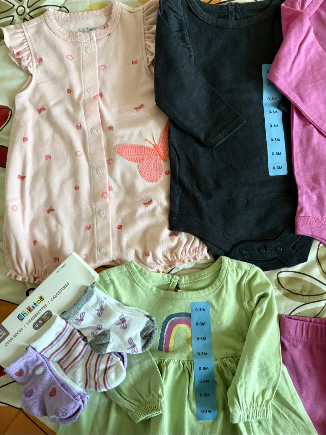 Baby Girl Clothes 0-3 Month new 10 pieces image indicator(2)