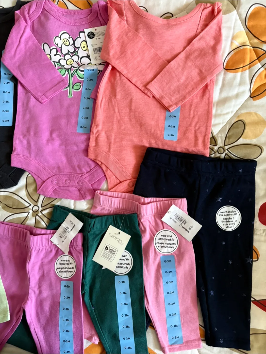 Baby Girl Clothes 0-3 Month new 10 pieces image indicator(4)