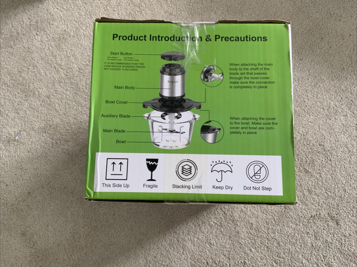 KingAcc Food Processor - Your Kitchen's Best Helper