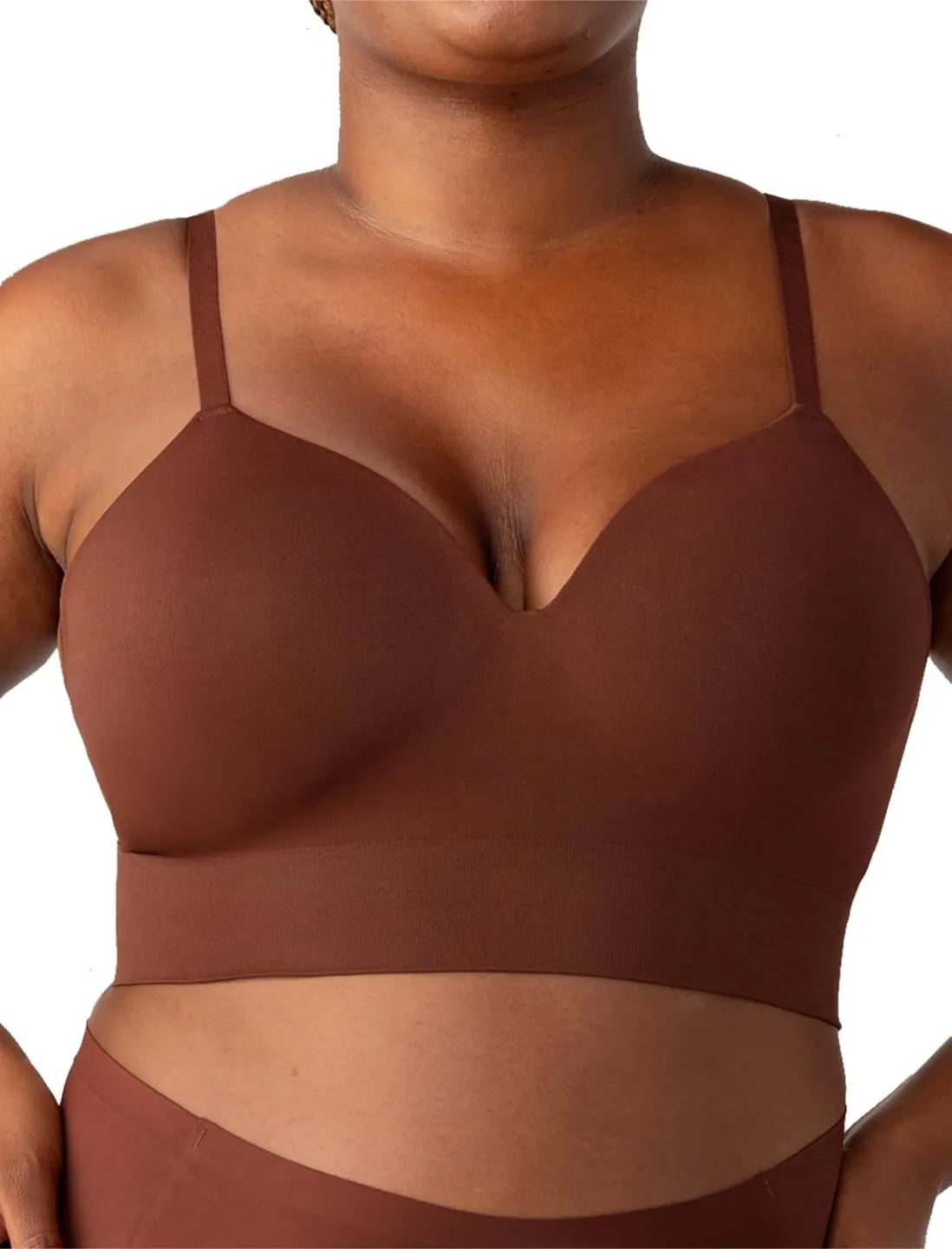 NEW! 2XL Shapermint Essentials Empower Contour Wireless Bra thumbnail