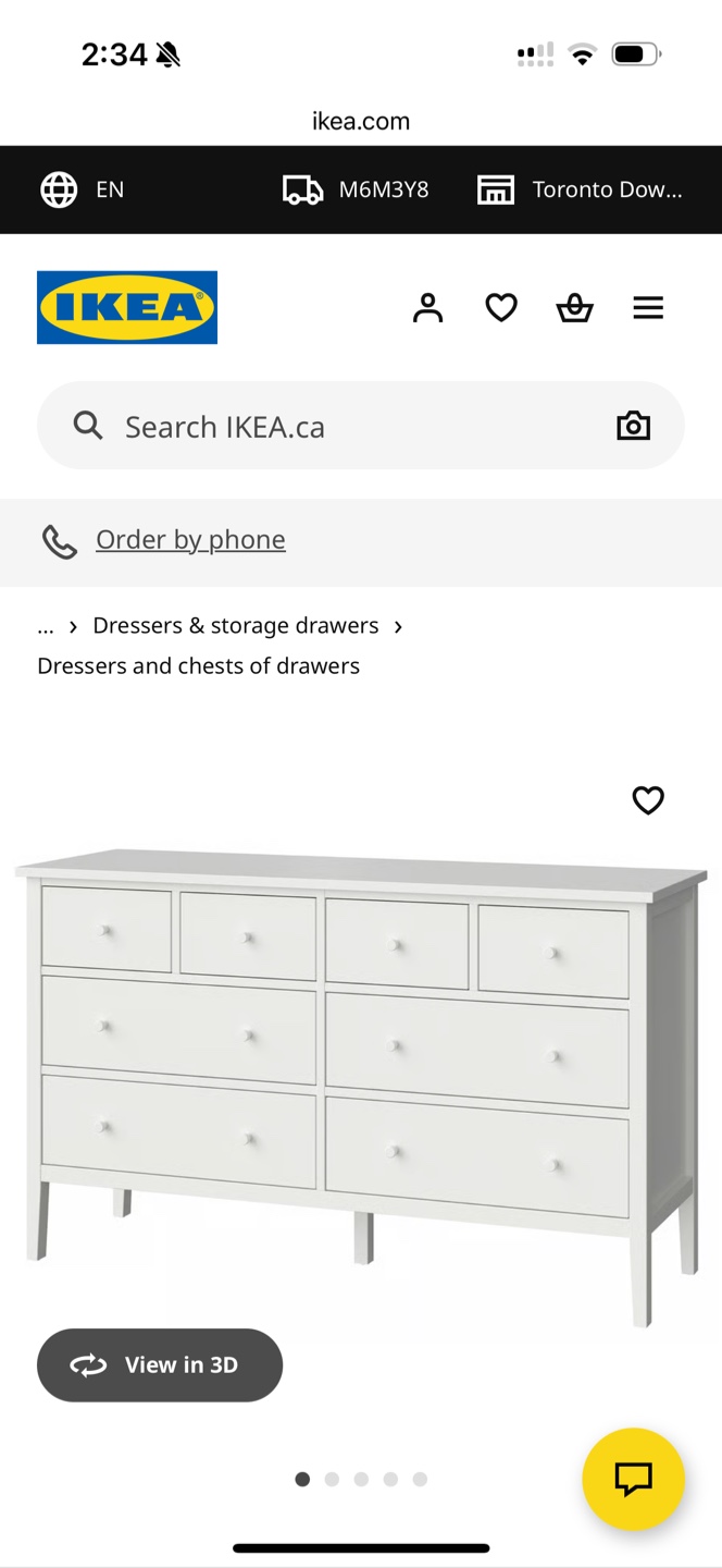 Ikea Hemmes Black-Brown Dresser - photo 2