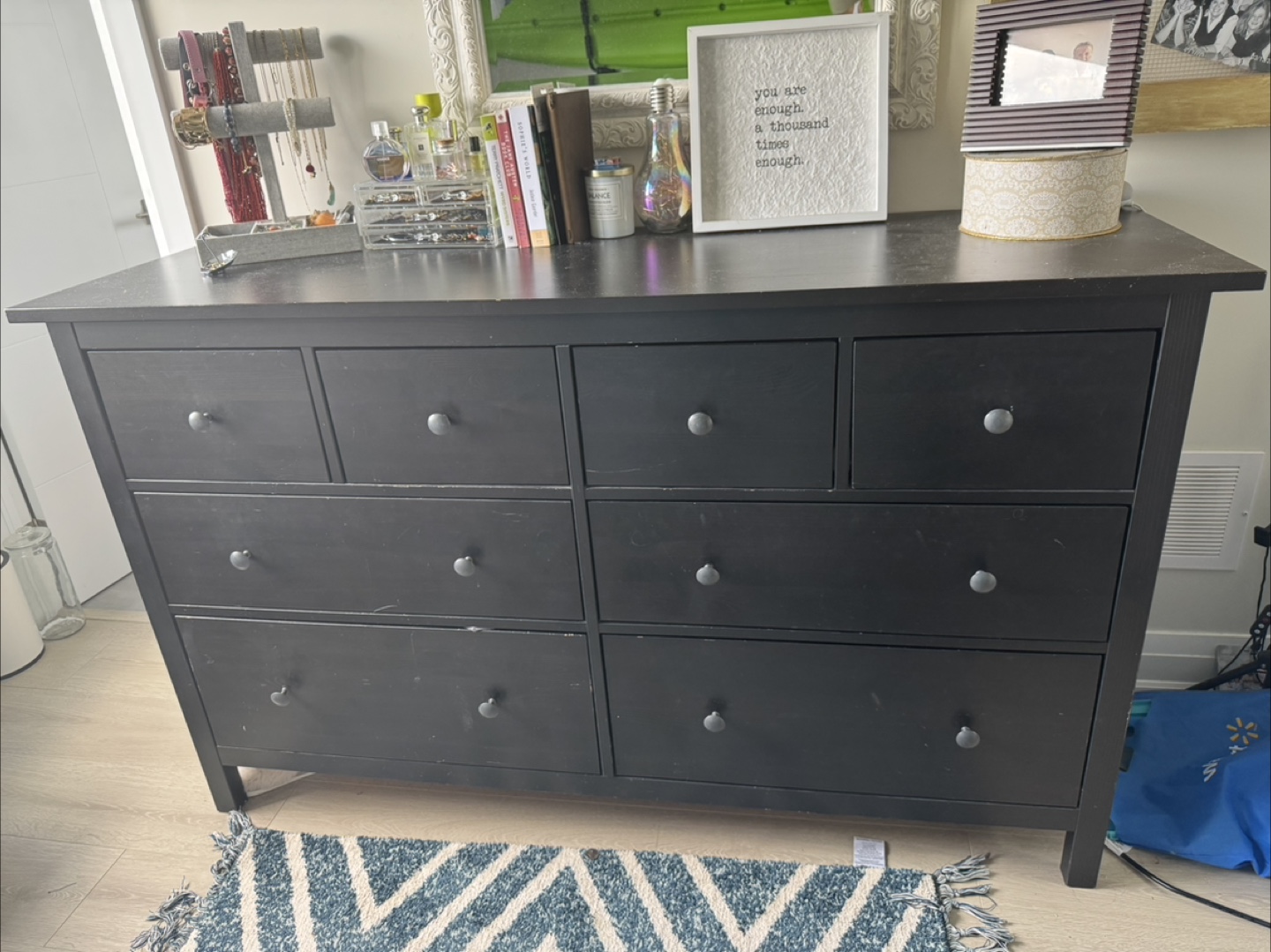 Ikea Hemmes Black-Brown Dresser