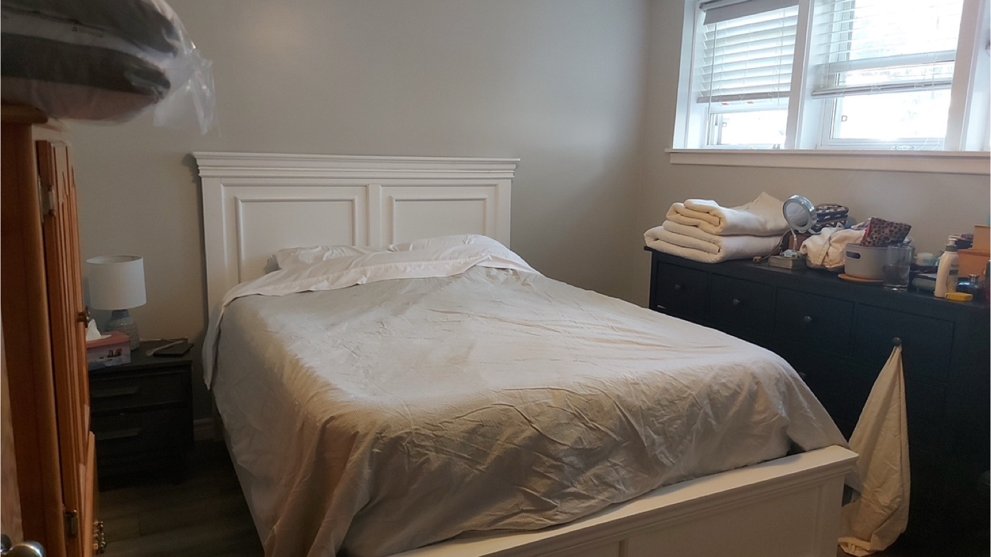 White Solid Wood Queen Bed frame and Boxspring - photo 2