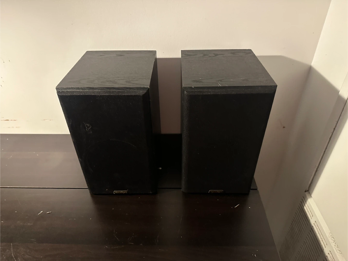 Pair of Paradigm Black Bookshelf Speakers