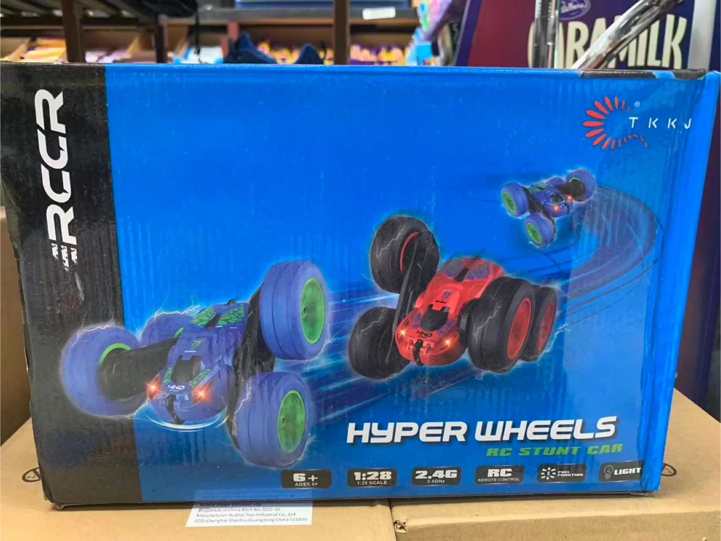 RCCR Hyper Wheels RC Stunt Car - New in Box