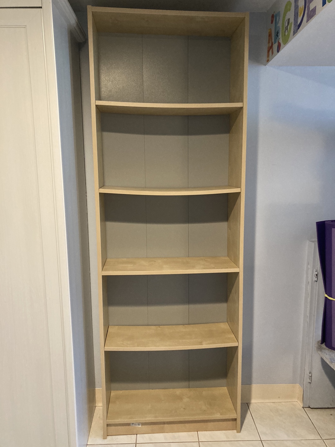 Tall Wooden Bookcase