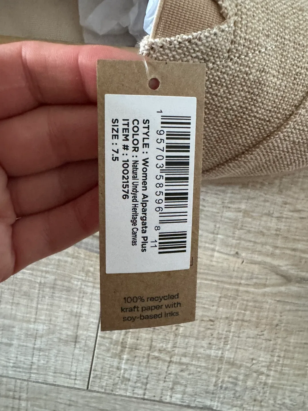 TOMS Women's Alpargata Plus - Size 7.5 image indicator(4)