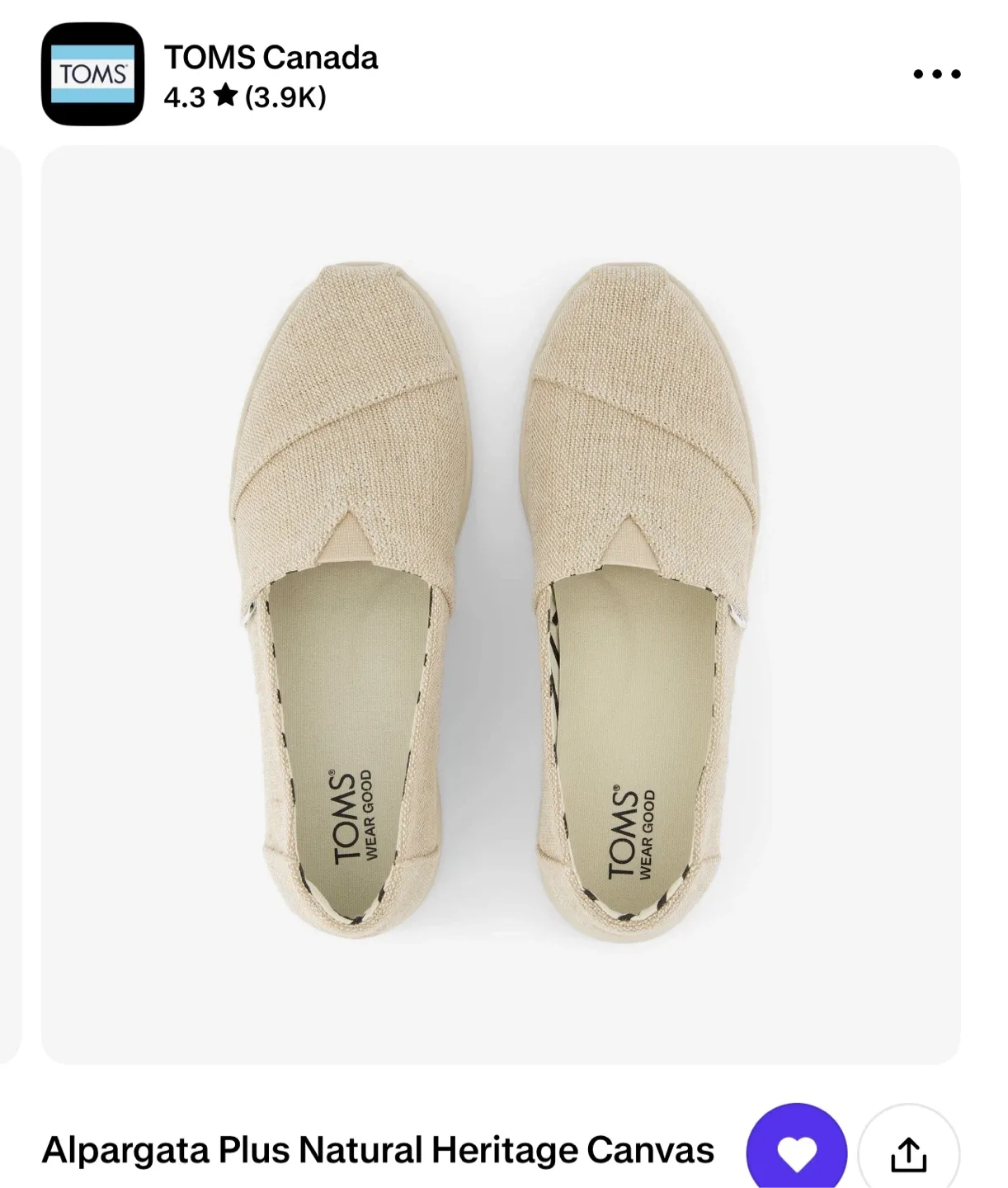 TOMS Women's Alpargata Plus - Size 7.5 image indicator(9)