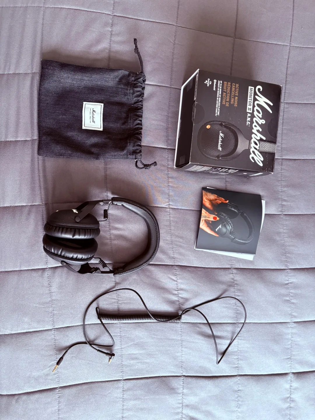 Marshall Monitor II ANC Headphones - Black thumbnail