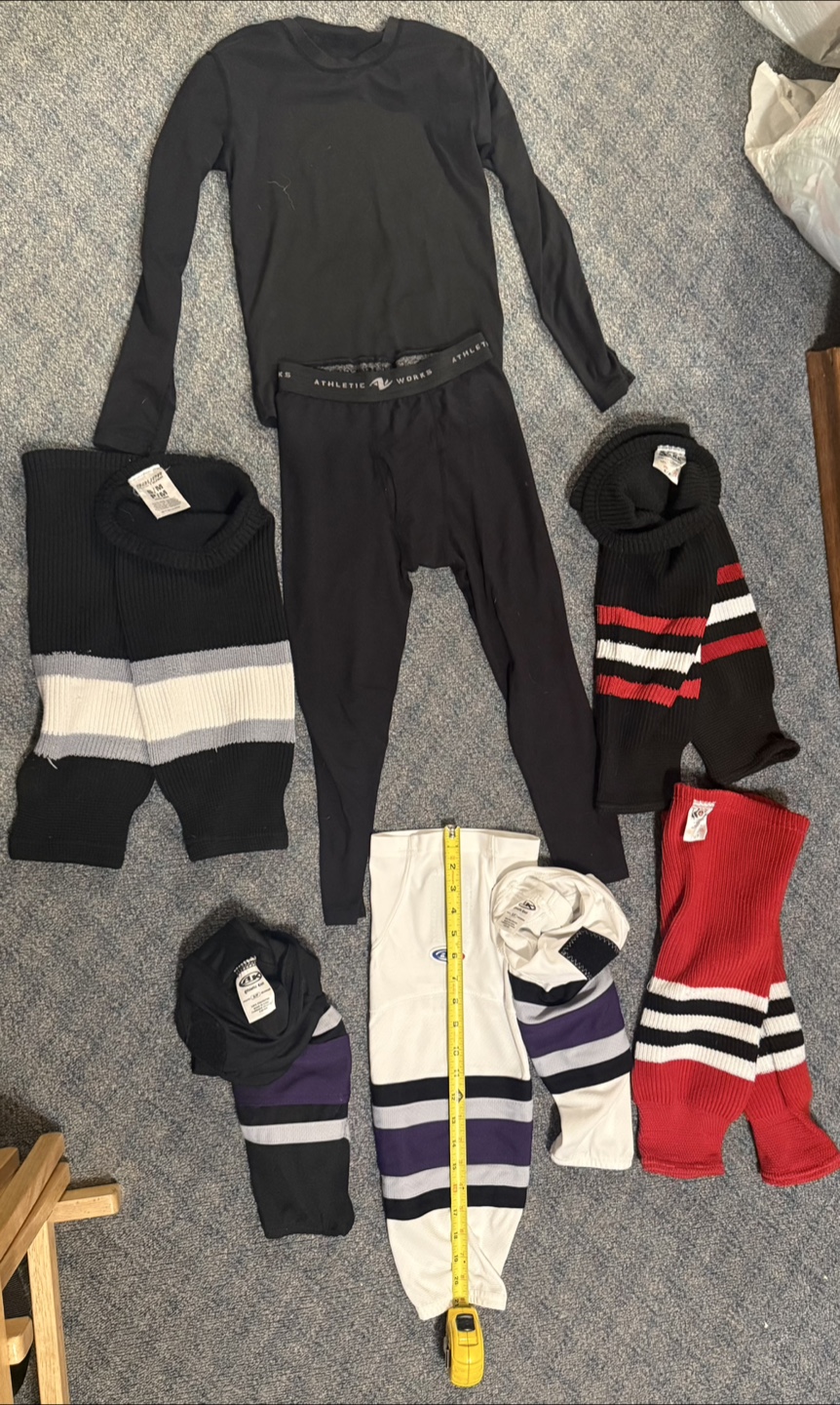 Athletic Works Base Layer Set & Hockey  Socks