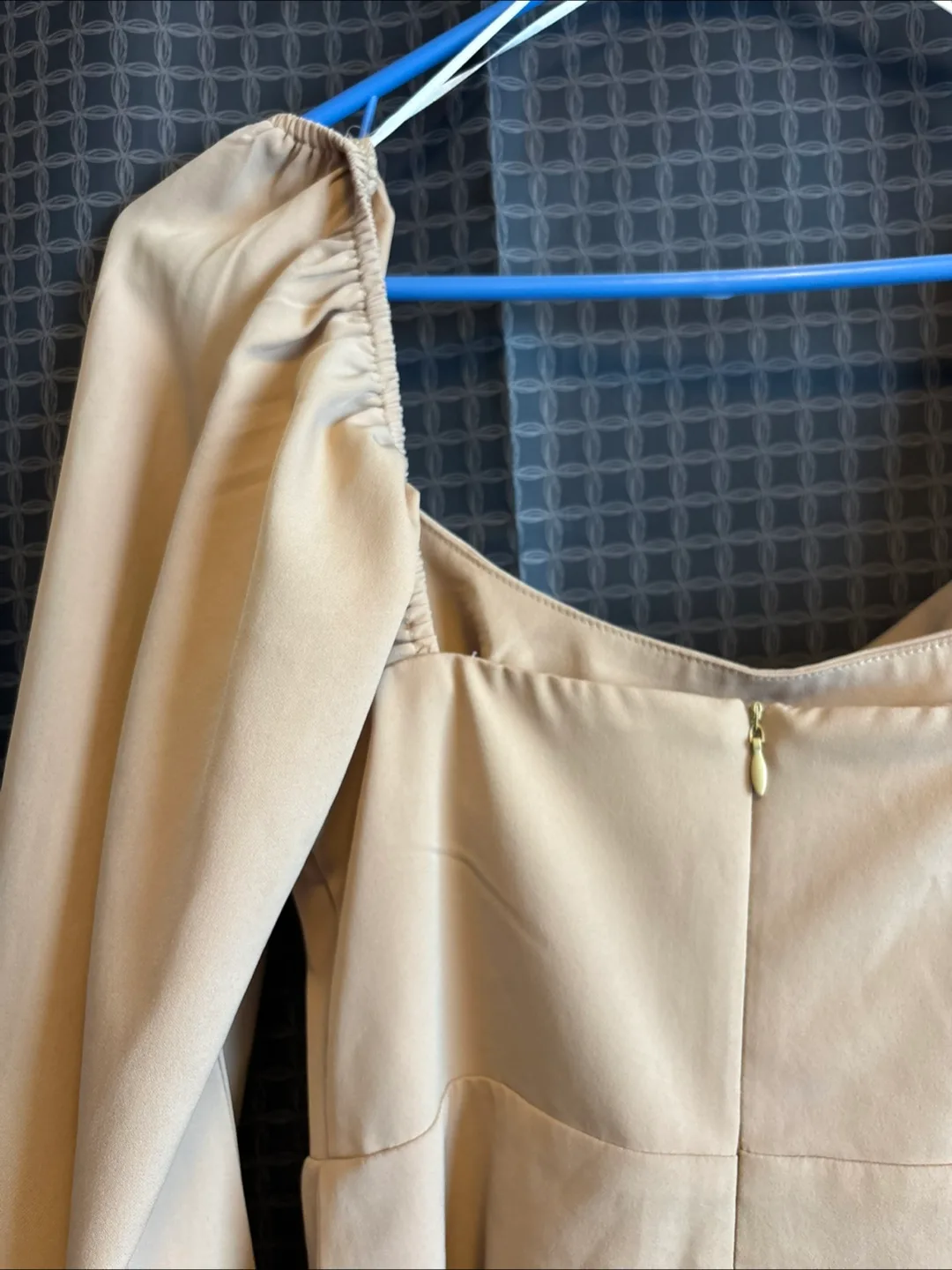 princess polly Beige Long Sleeve Mini Dress image indicator(8)