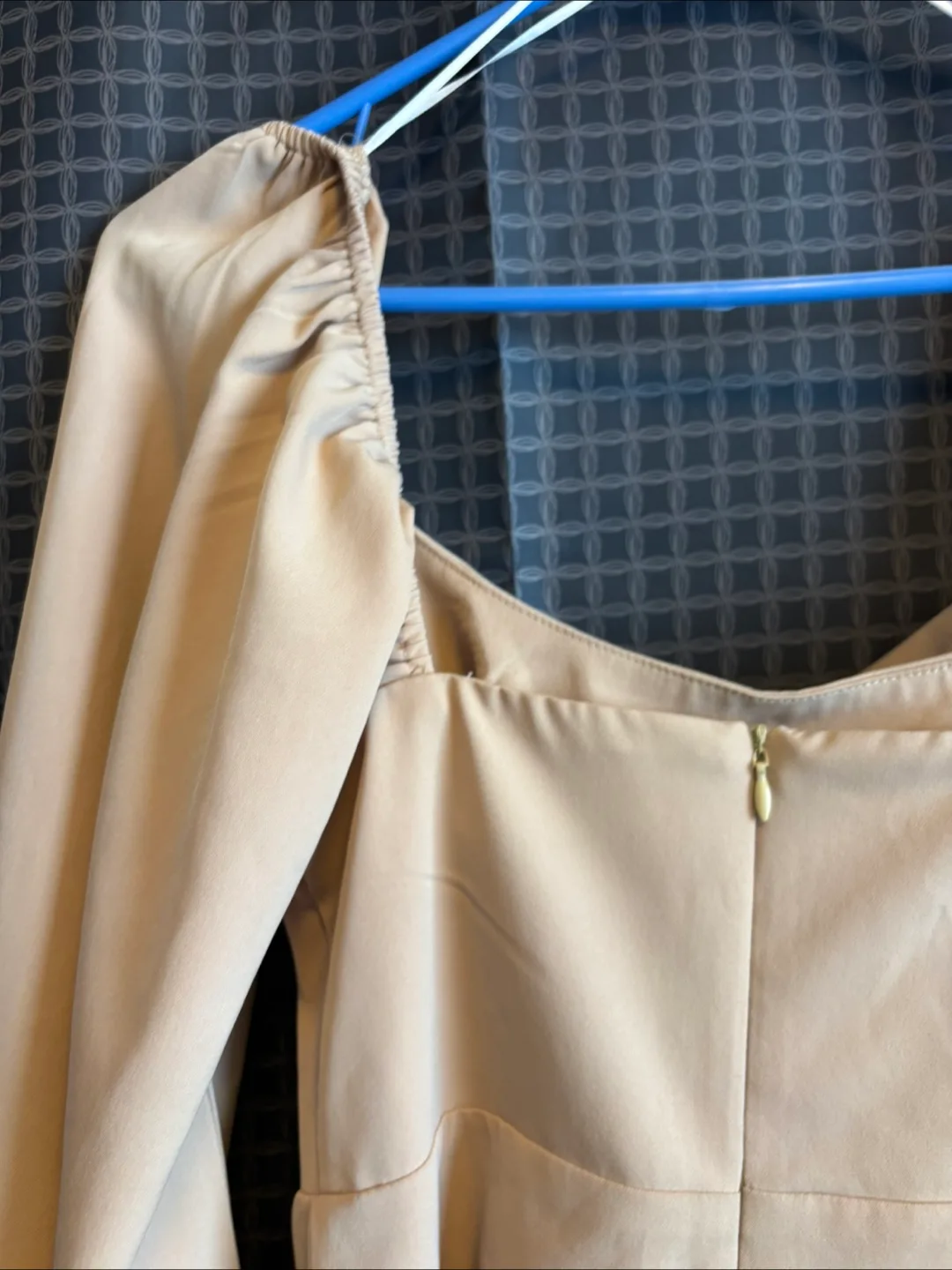 princess polly Beige Long Sleeve Mini Dress image indicator(7)