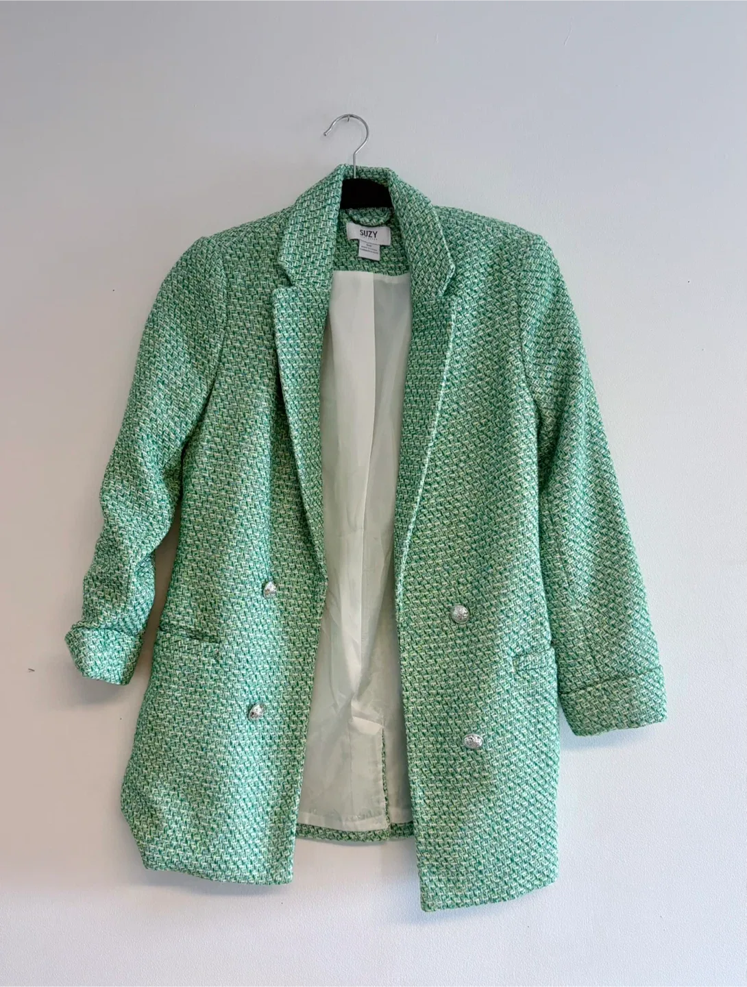 Green Tweed Blazer - Size S/P thumbnail