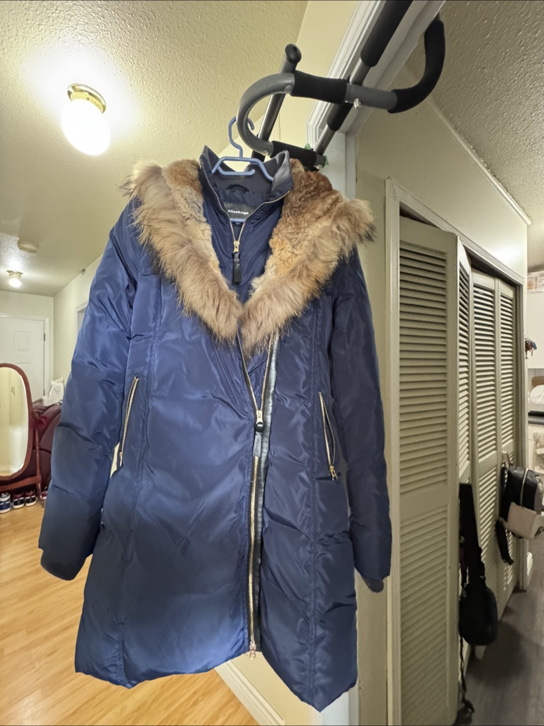 Mackage XS Navy Down Winter Coat