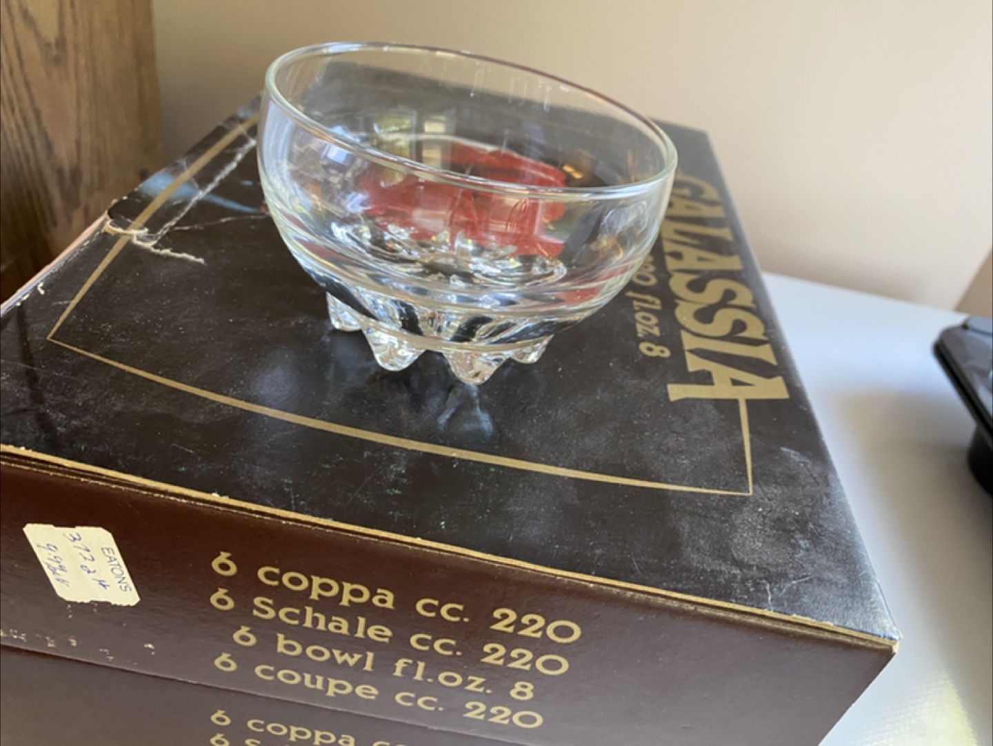 Galassia Coppa cc.220 fl.oz. 8 Glass Bowls