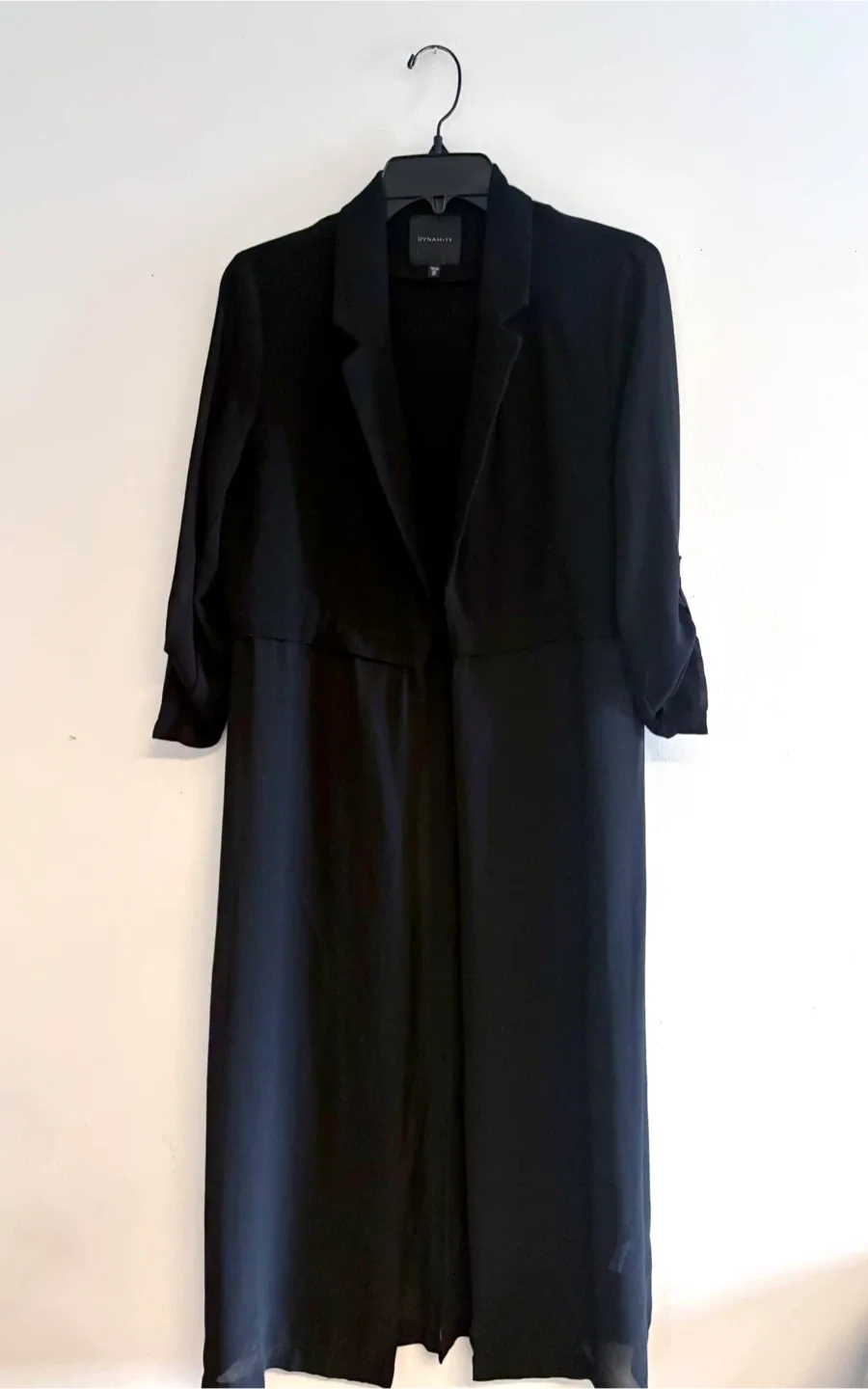 Dynamite Black long duster ! thumbnail