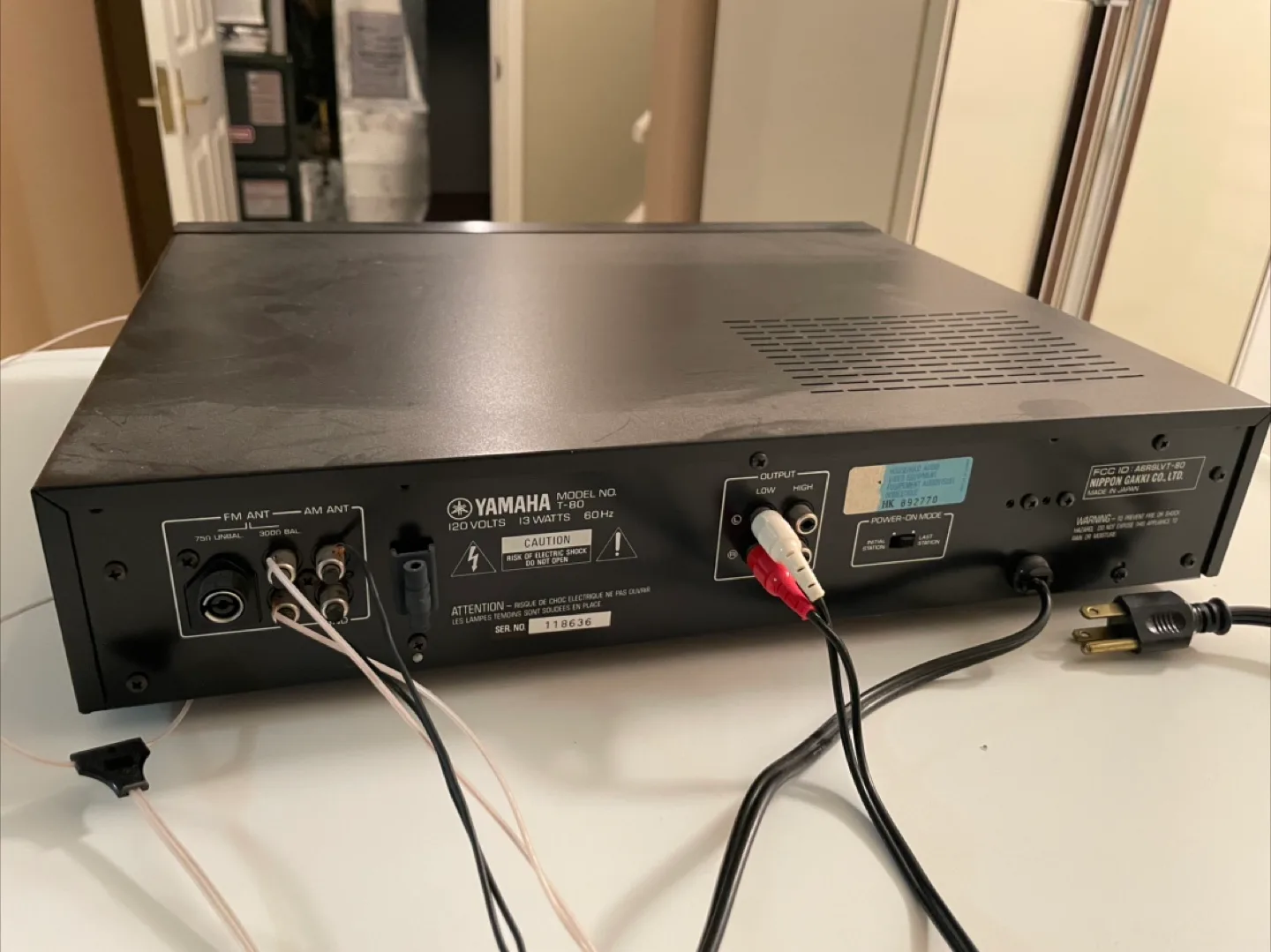 Yamaha Natural Sound AM/FM Stereo Tuner T-80 image indicator(2)