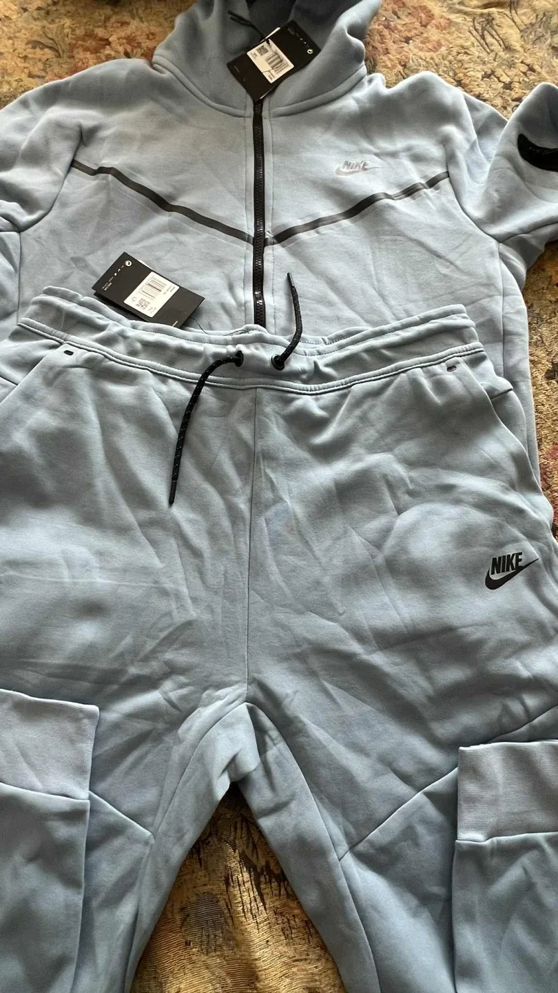 Nike Tech Fleece Set - Blue thumbnail
