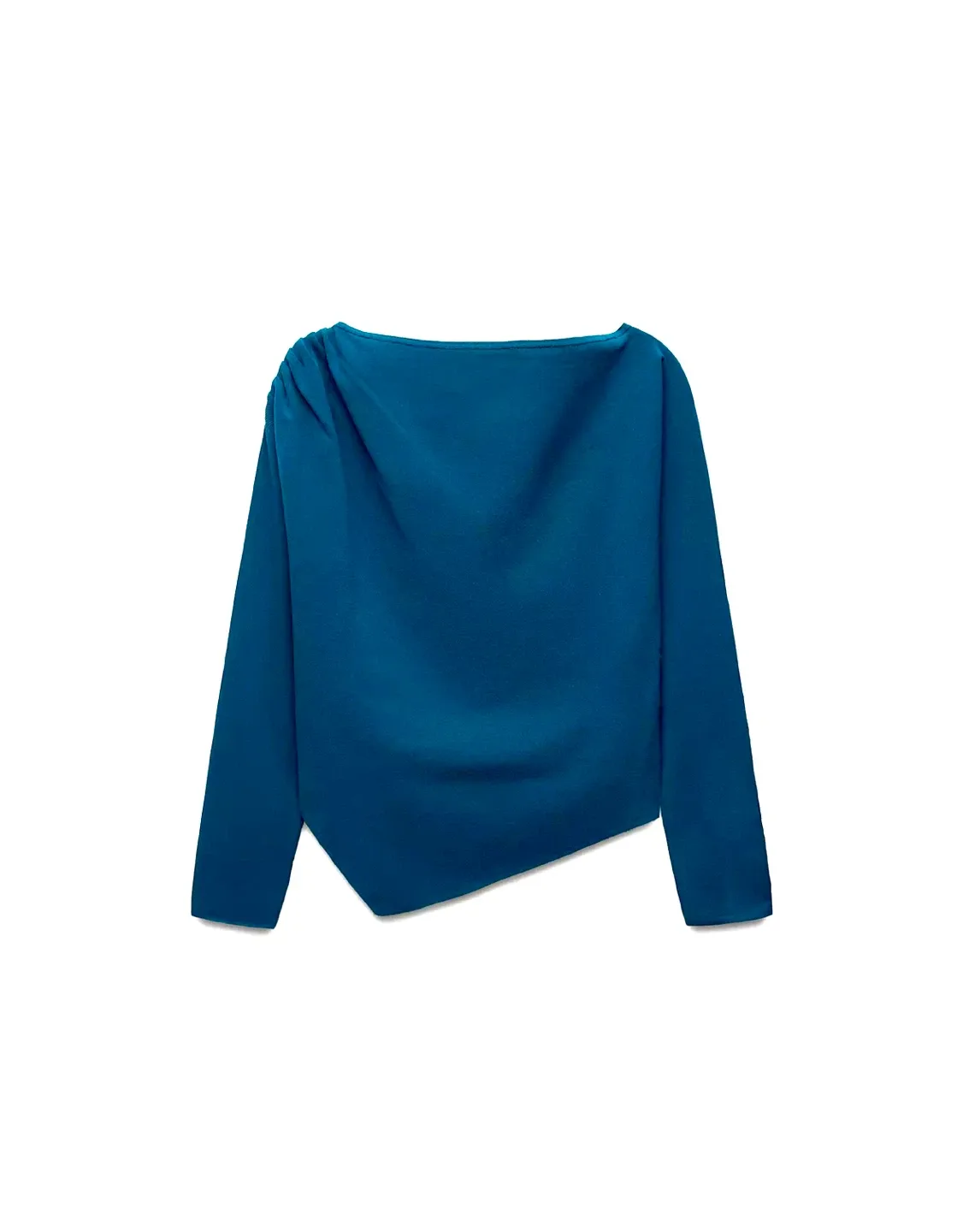 Zara Asymmetric Long Sleeve Top  (new with tag) thumbnail