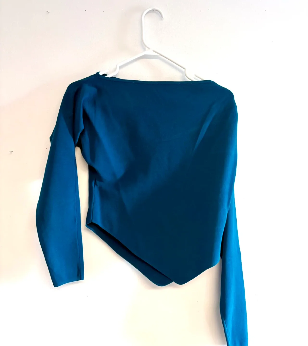 Zara Asymmetric Long Sleeve Top  (new with tag) image indicator(4)