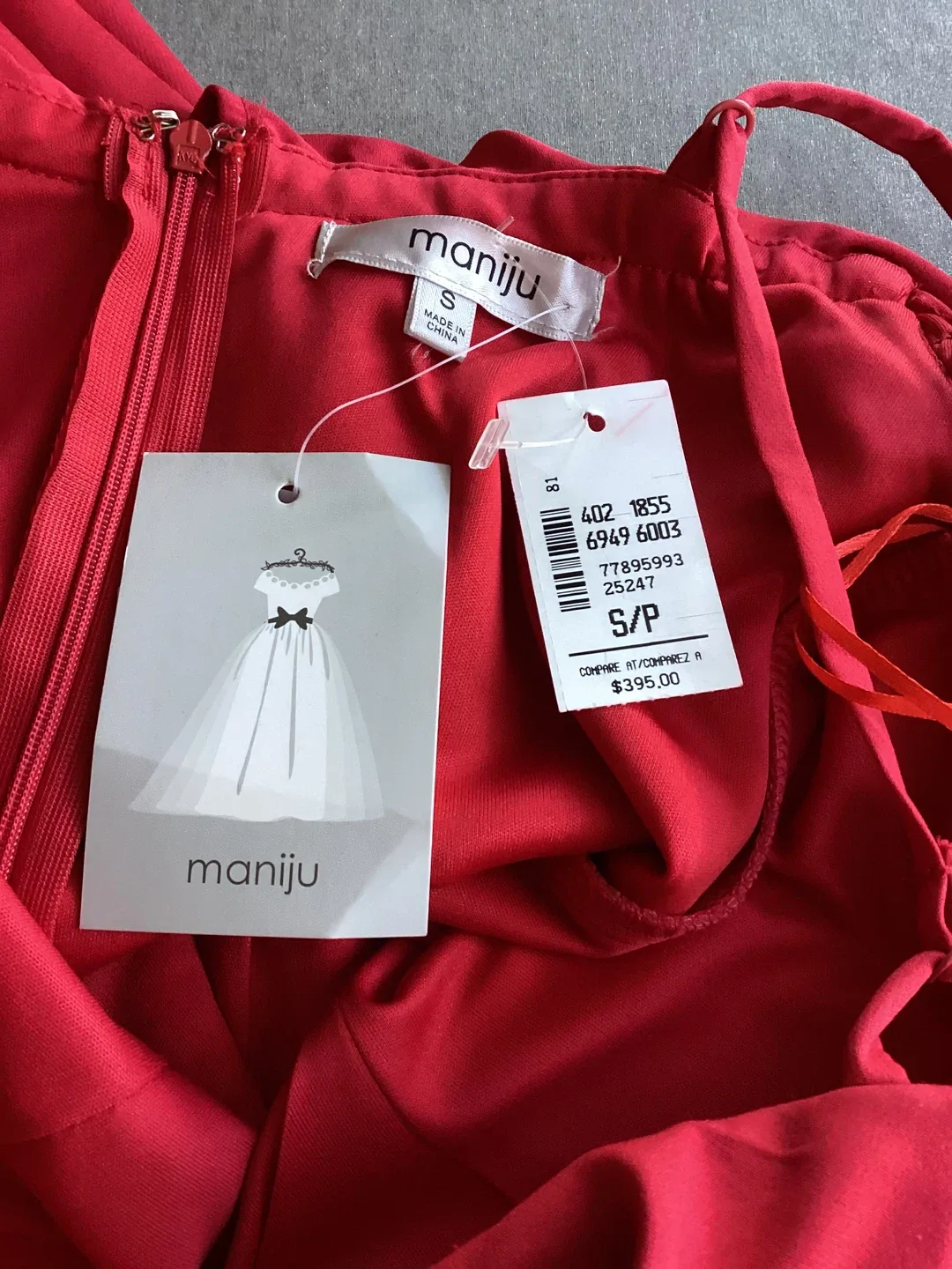 CHERRY RED FORMAL DRESS image indicator(5)