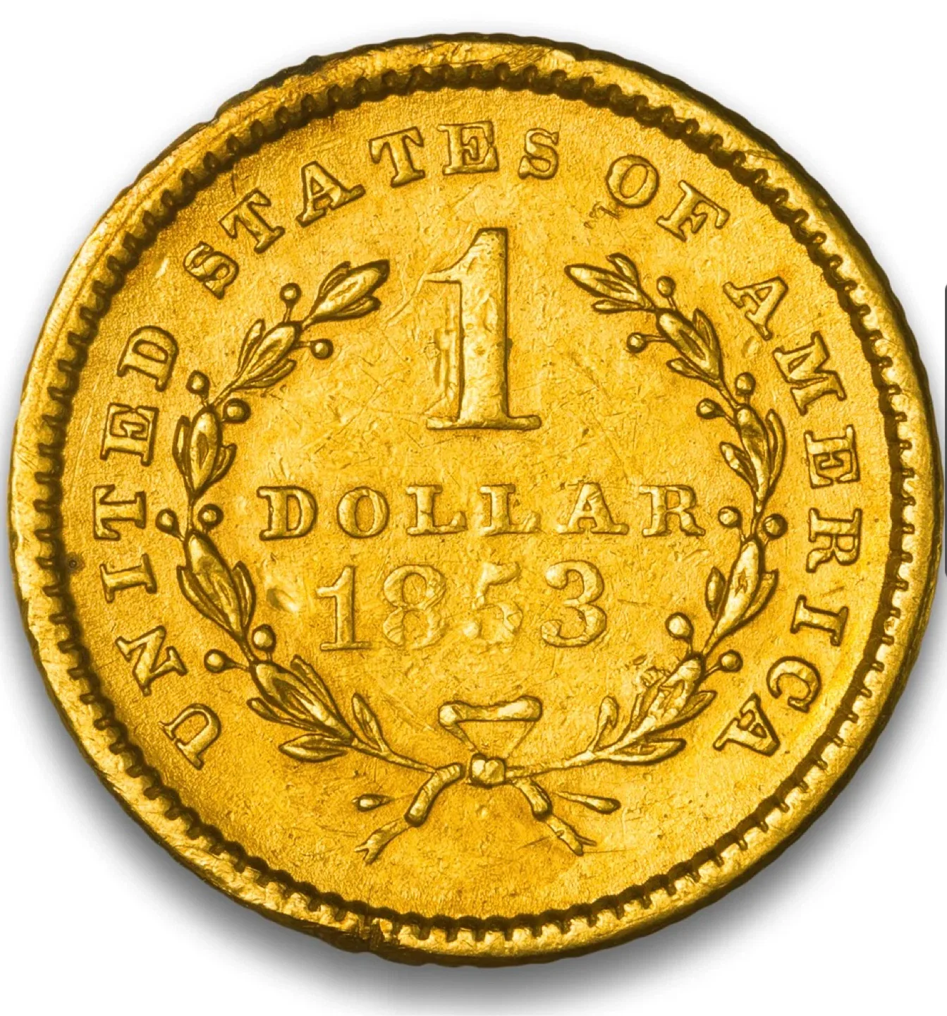 1853 One Dollar Gold Coin image indicator(2)