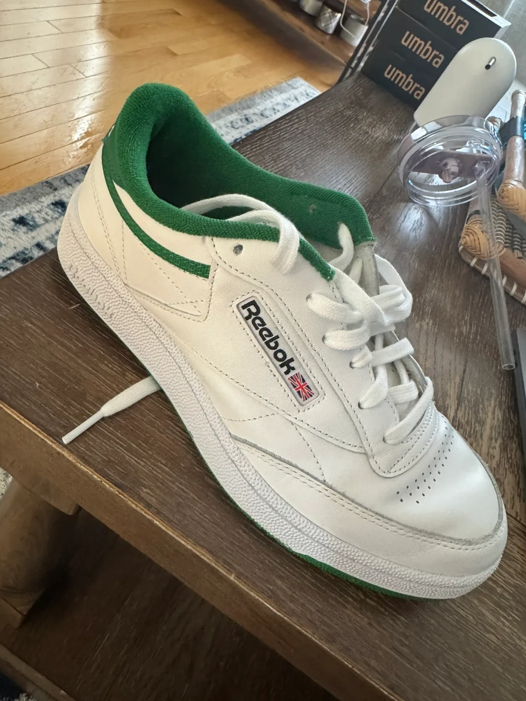 Reebok Club C Revenge White/Green Sneakers image indicator(4)
