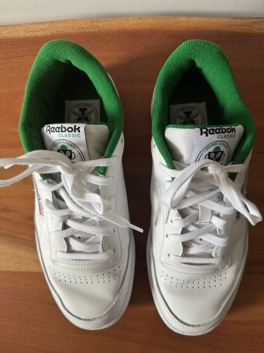 Reebok Club C Revenge White/Green Sneakers image indicator(3)