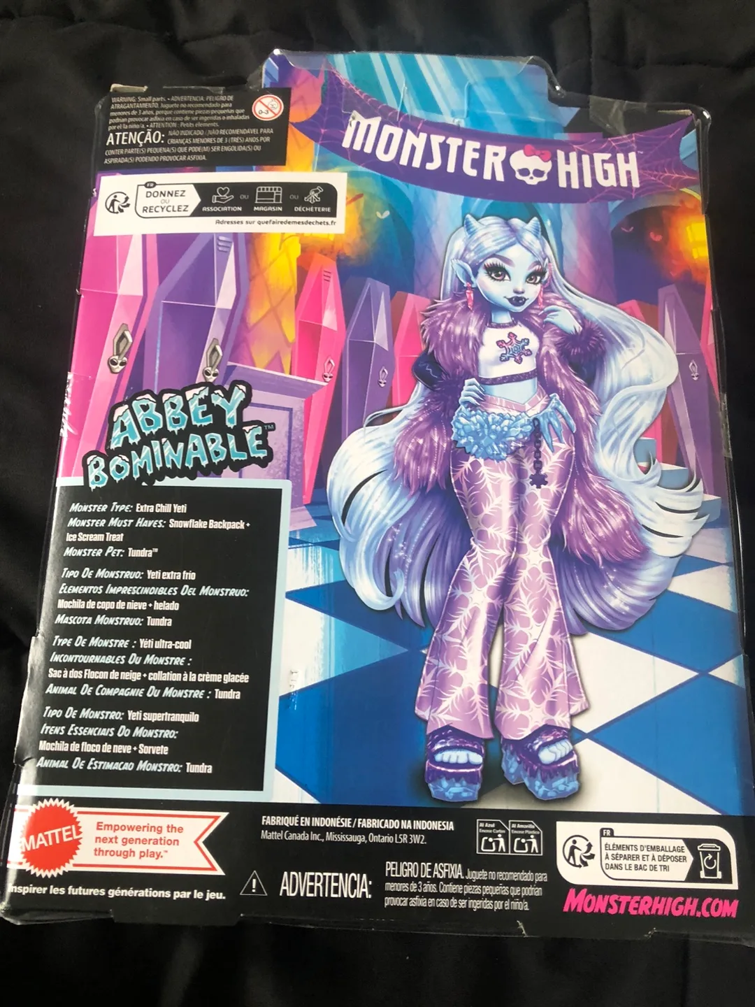 Monster High Abbey Bominable Doll (New) thumbnail