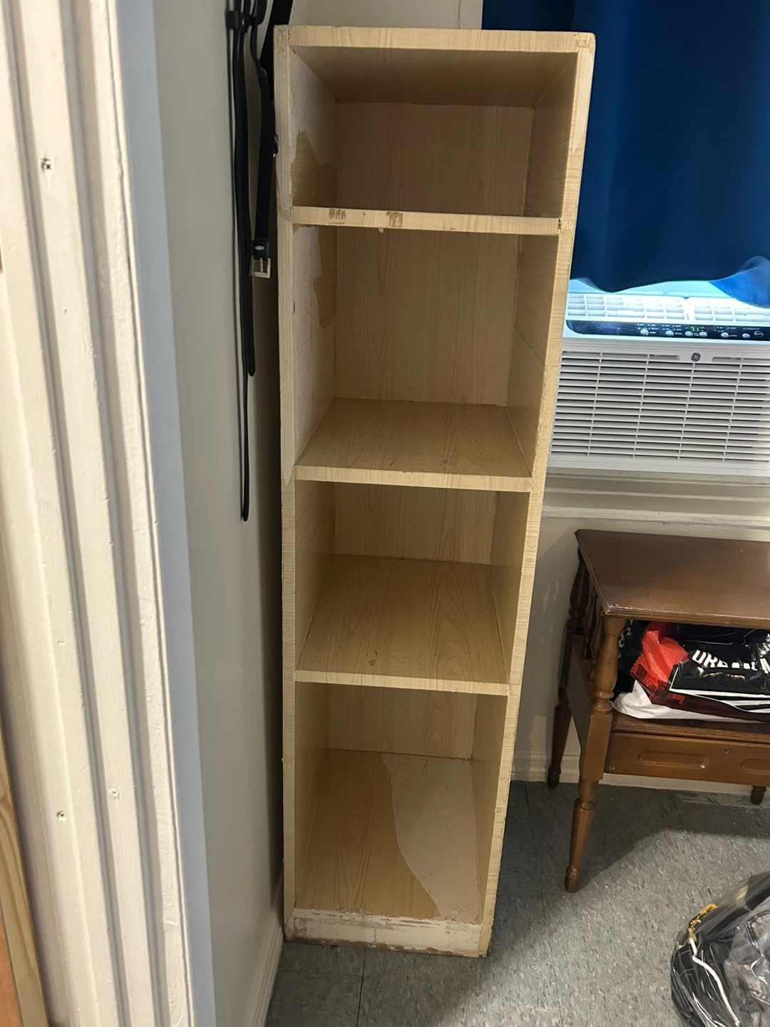 Tall Wooden Shelf