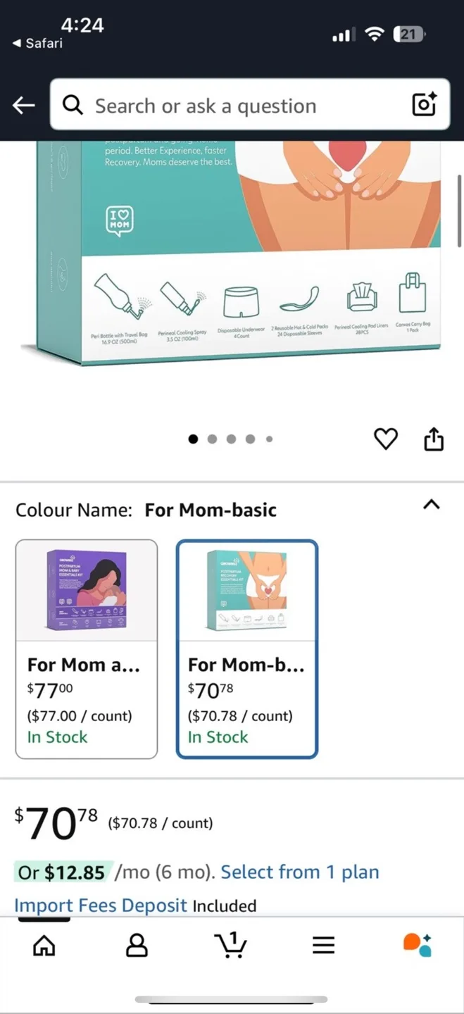 Postpartum Essentials image indicator(2)