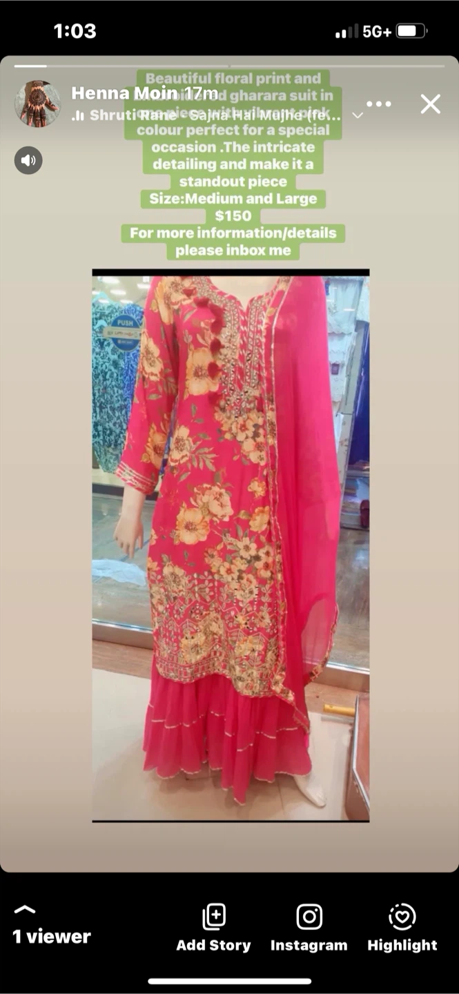 Gharara Suit (M/L)