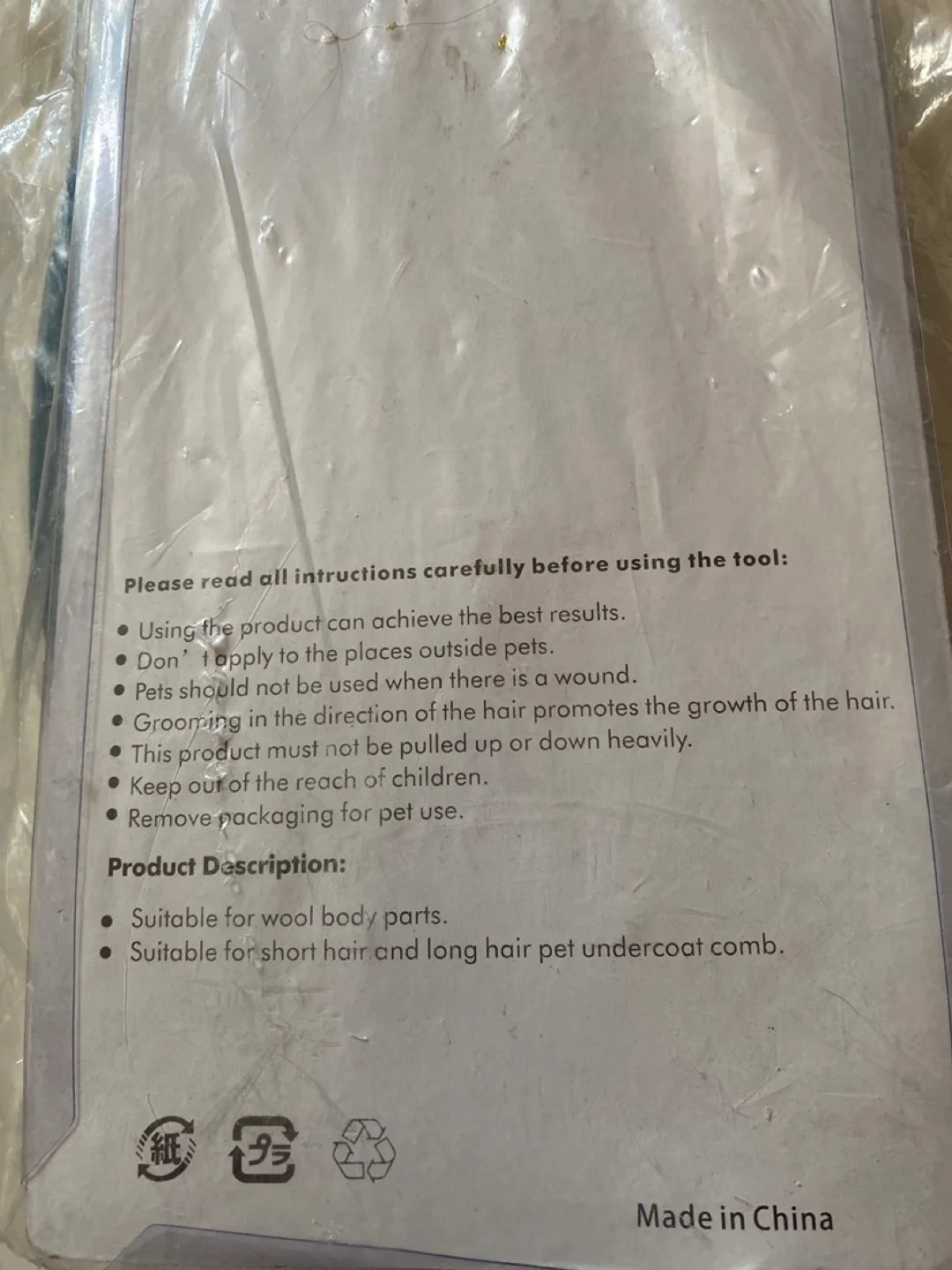 New Aumuca Cat Brush Slicker Brush, Grey image indicator(5)