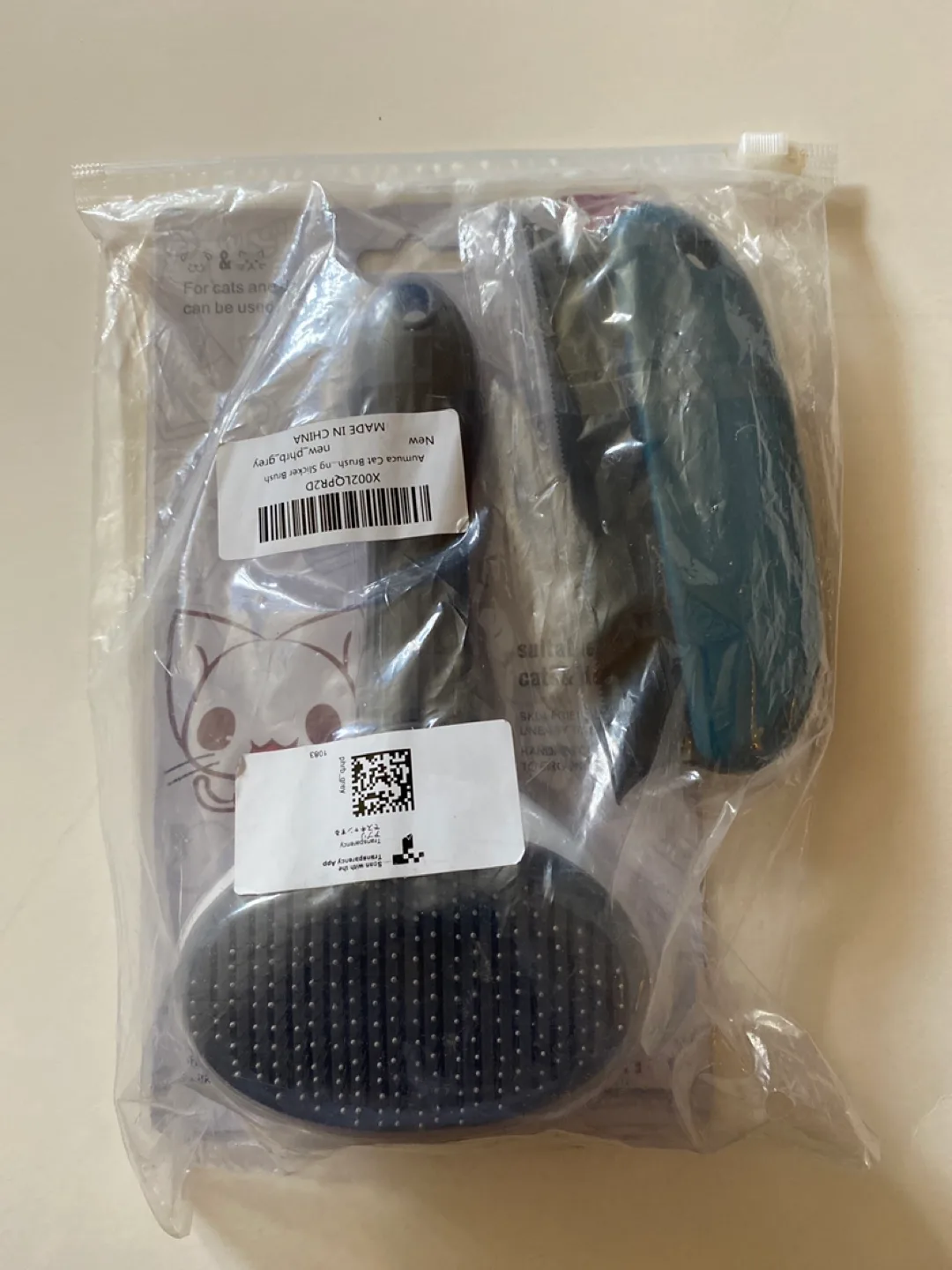 New Aumuca Cat Brush Slicker Brush, Grey image indicator(2)