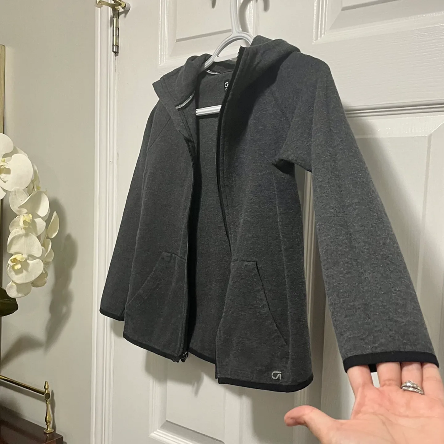 Children's Place Maroon Polo Shirt & GapFit Tech Hoodie Set image indicator(4)