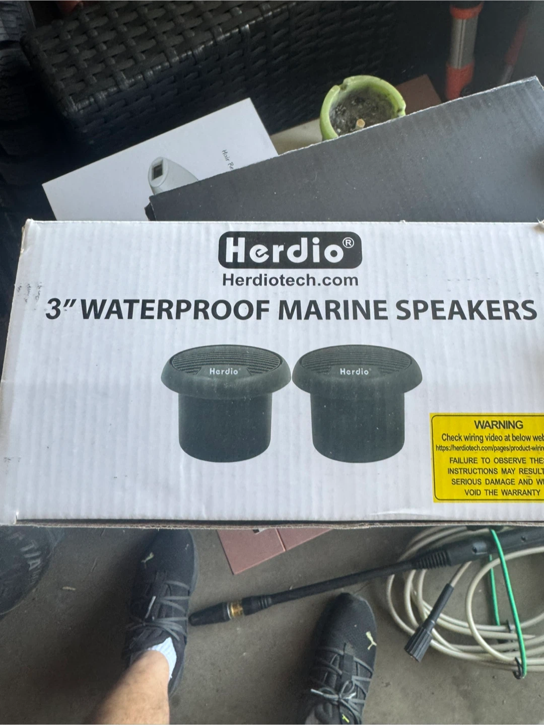 Herdio 3" Waterproof Marine Speakers - New in Box!
