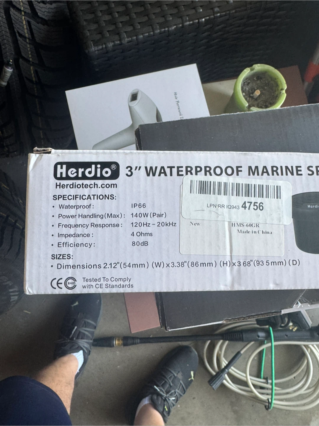 Herdio 3" Waterproof Marine Speakers - New in Box! - photo 2