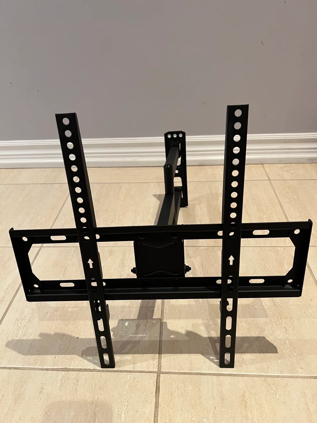 Black Full Motion TV Wall Mount thumbnail