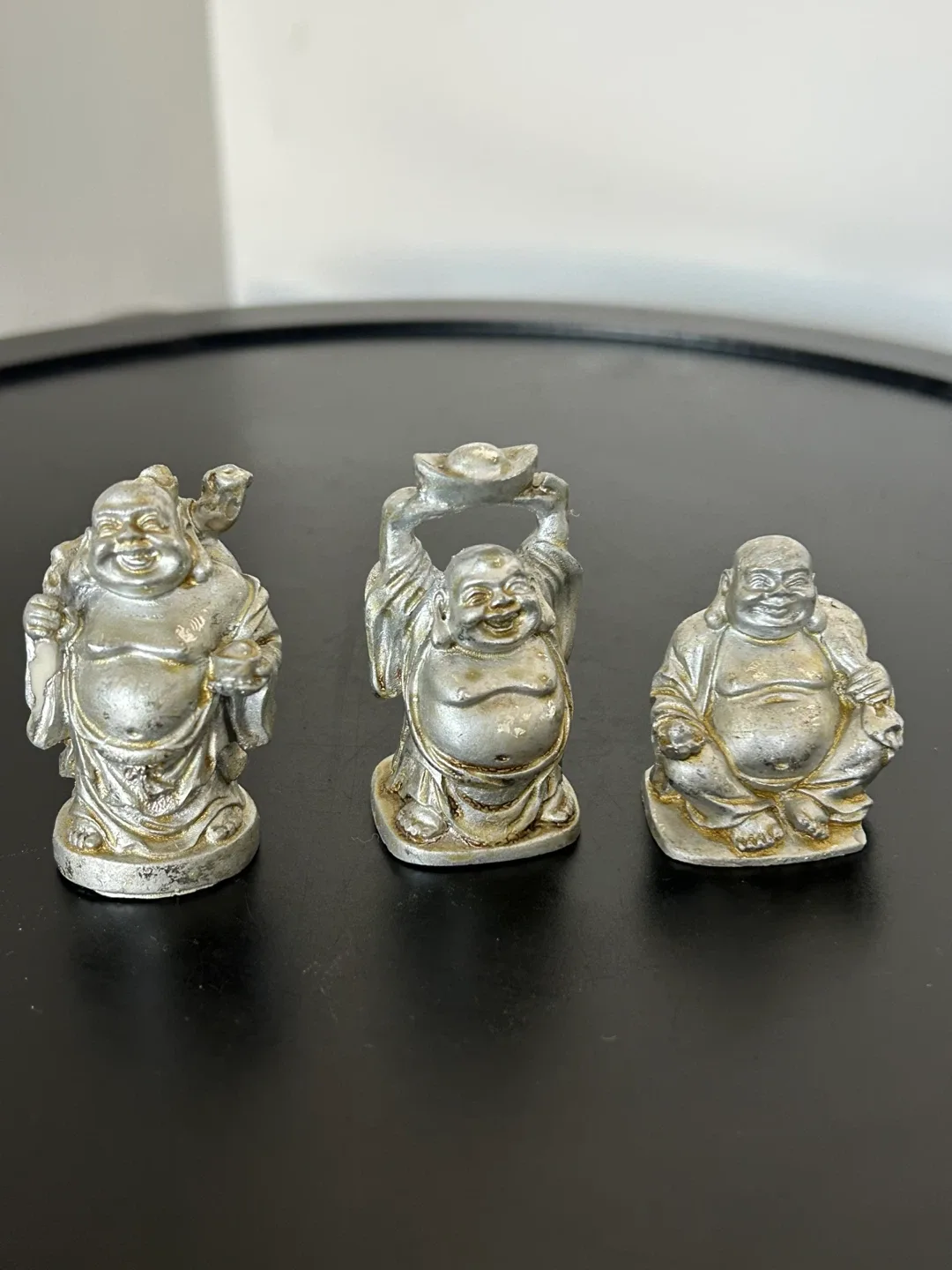 Set of 3 Laughing Buddha Figurines (damage) thumbnail
