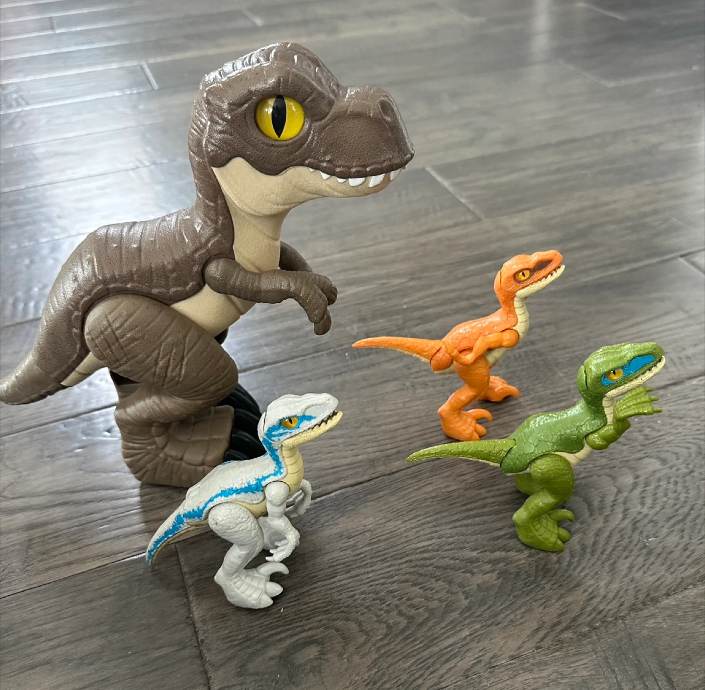 Jurassic World Raptor Squad Figures thumbnail