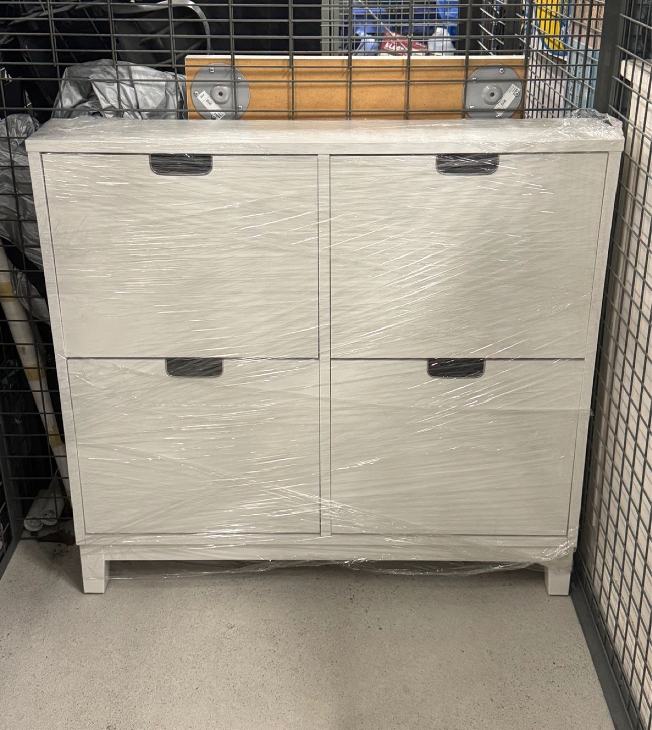 IKEA STÄLL Shoe Cabinet with 4 Compartments
