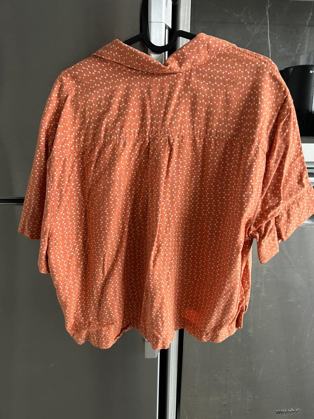 Levi's Women's Orange Patterned Shirt - Size M - photo 2