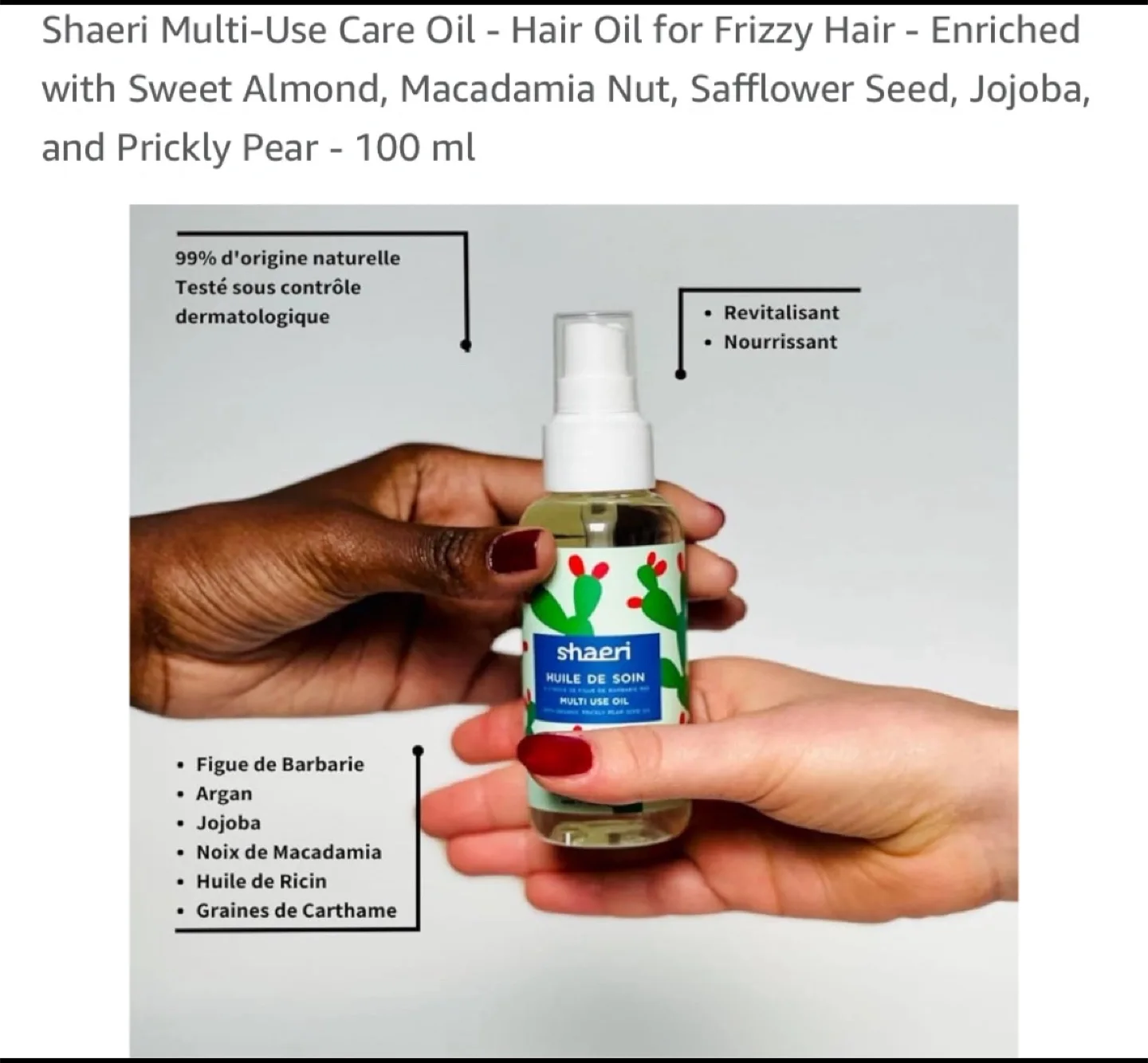 Shaeri Multi-Use Care Oil - Hair Oil image indicator(2)