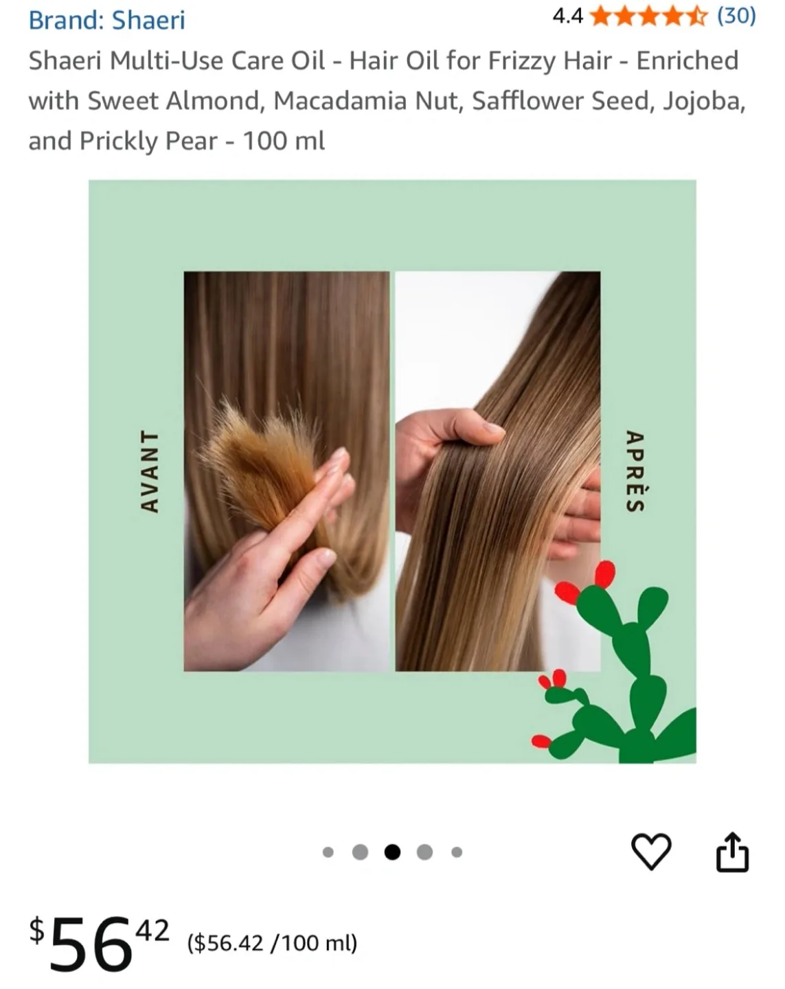 Shaeri Multi-Use Care Oil - Hair Oil image indicator(4)