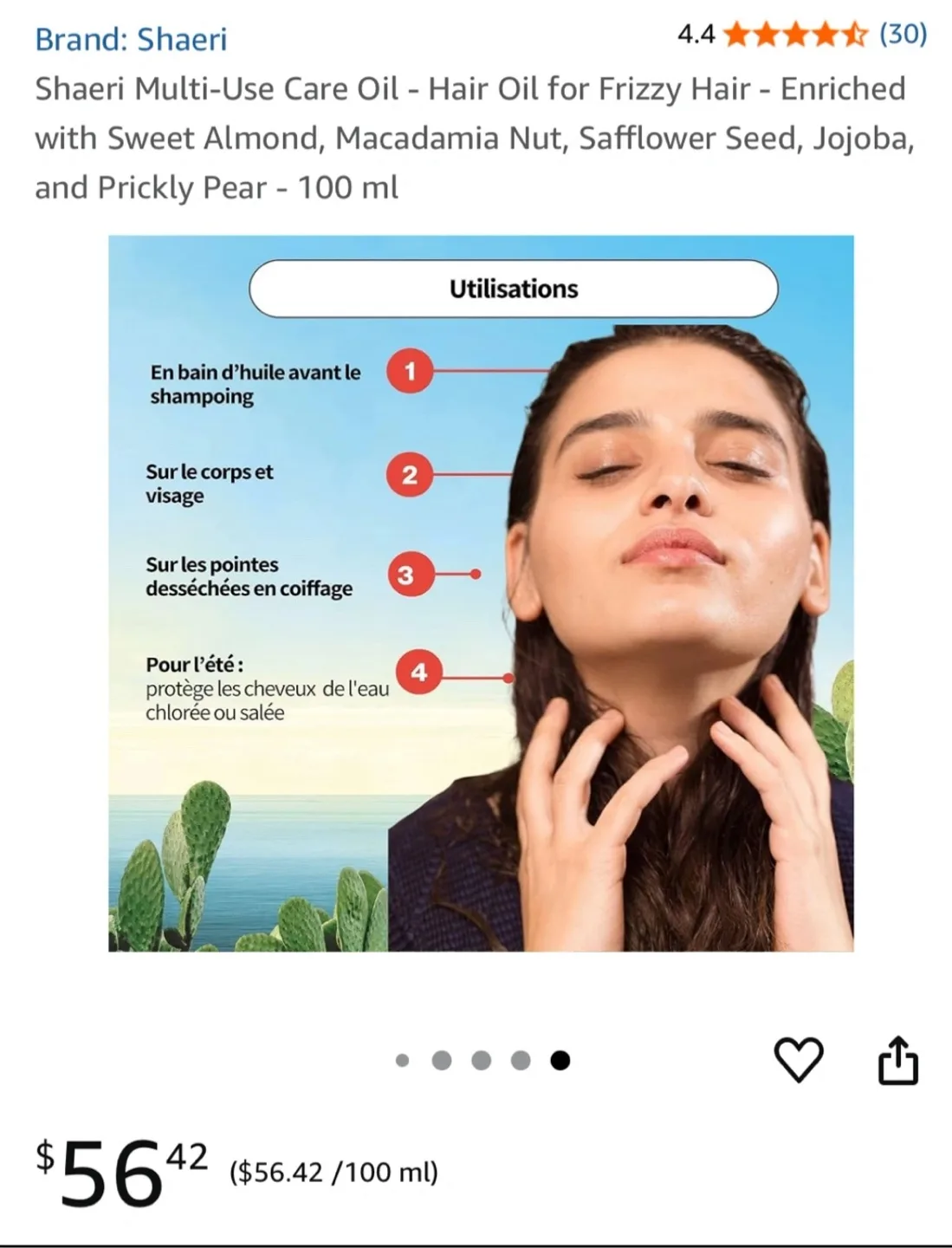 Shaeri Multi-Use Care Oil - Hair Oil image indicator(7)