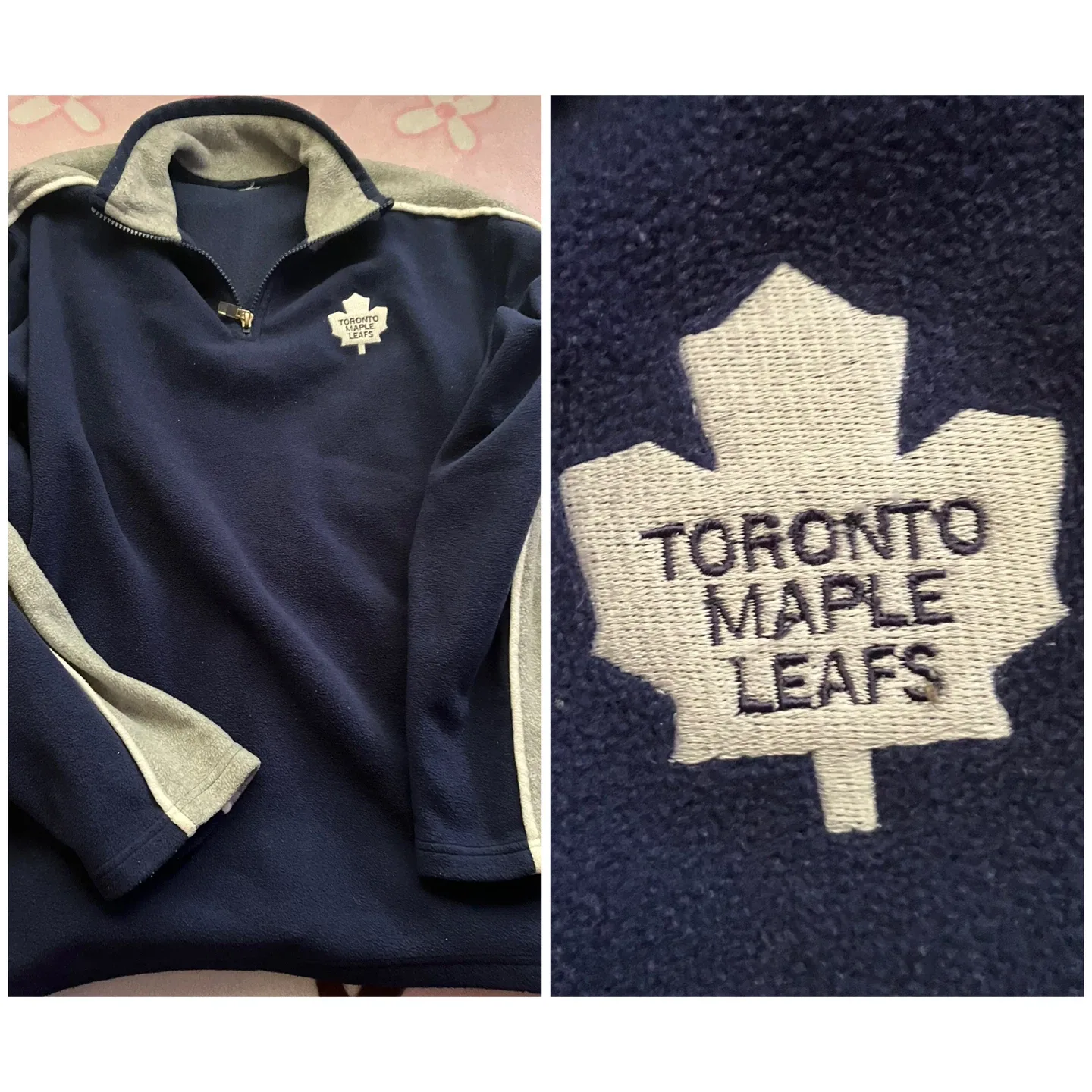 (Toronto Maple Leafs) Fleece Pullover - Size Men M/L thumbnail