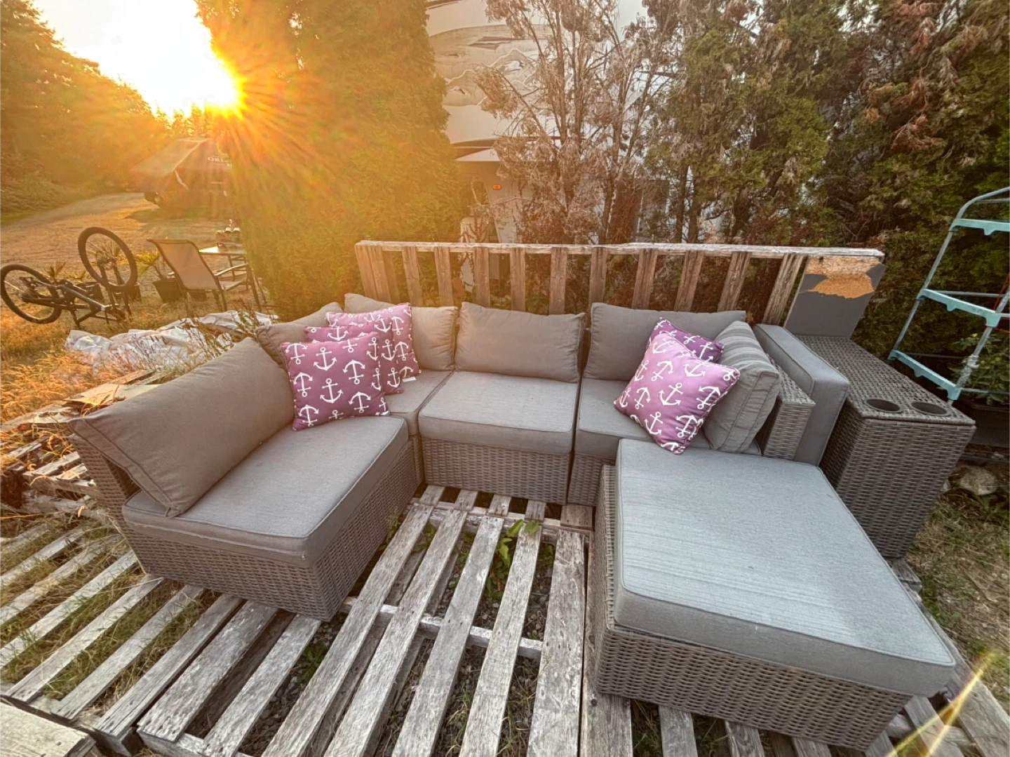 6 pc patios set. - photo 2
