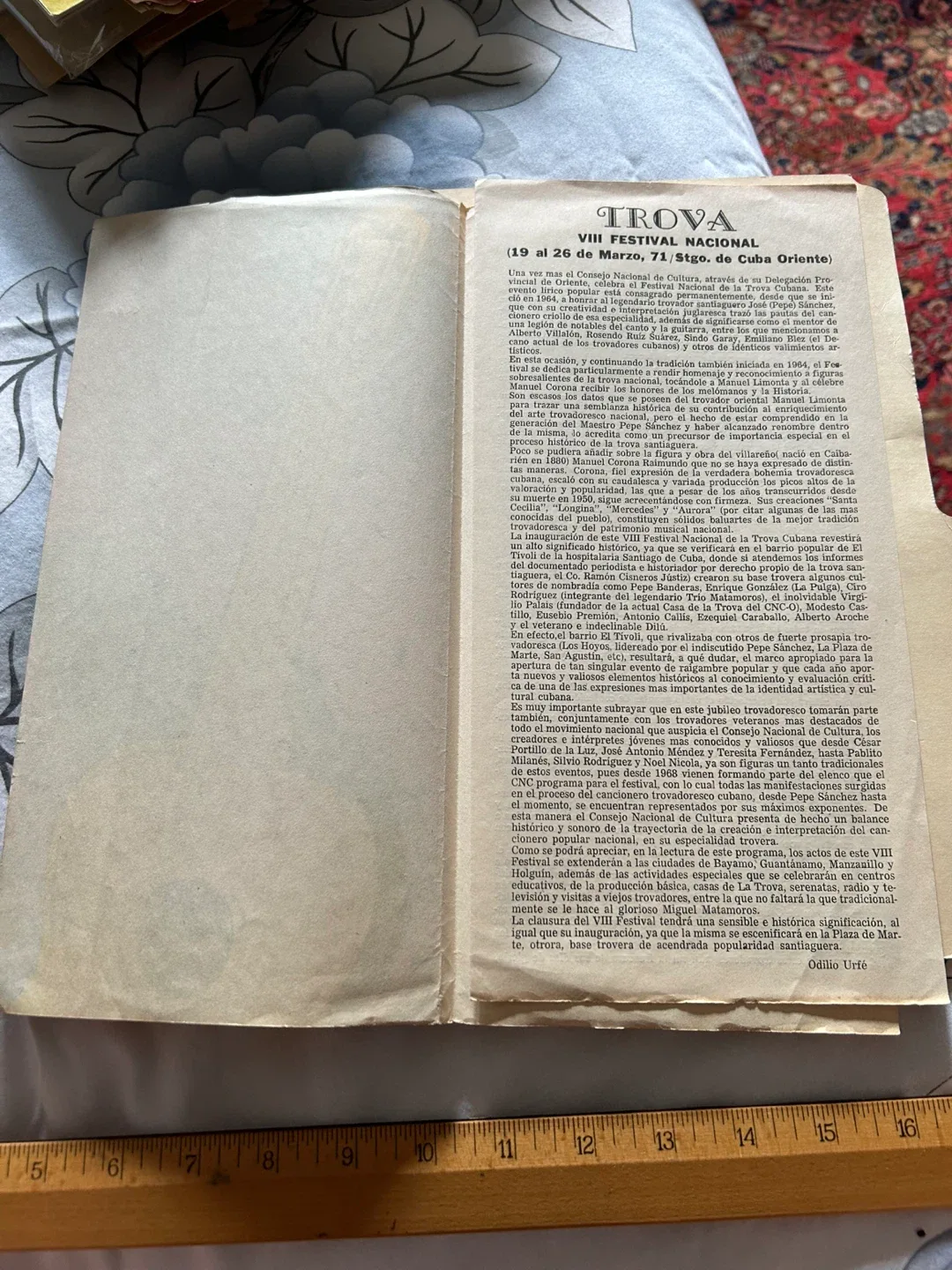 $30  Cuba art 1971 guitar poster graphic psychedelic vintage image indicator(8)